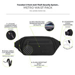 Travelon Metro Anti-Theft Waist Pack Black 43418 - 7