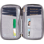 Travelon RFID Blocking Family Passport Wallet Black 43402 - 2