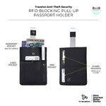 Travelon RFID Blocking Pull-Up Passport Holder Black 43702 - 8