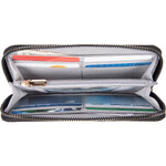 Travelon RFID Blocking Single Zip Wallet Midnight Floral 43398 - 3