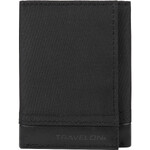Travelon RFID Blocking Trifold Wallet Black 82034