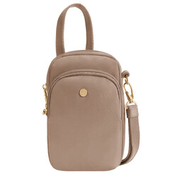 Travelon Avenue Anti-Theft Phone Crossbody Bag Sable 43731 - ORDER NOW FOR DELIVERY IN JANUARY 2027