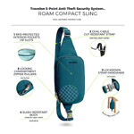 Travelon Roam Anti-Theft Compact Sling Bag Capri Blue 43674 - 7