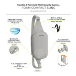 Travelon Roam Anti-Theft Compact Sling Bag Glacier 43674 - 8