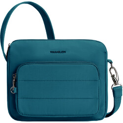 Travelon Roam Anti-Theft East/West Crossbody Bag Capri Blue 43676