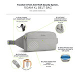 Travelon Roam Anti-Theft XL Belt Bag Glacier 43678 - 8