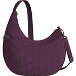 Travelon Runways Anti-Theft Asymmetric Hobo Bag Plum 43716