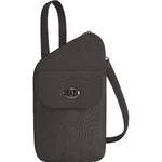 Travelon Runways Anti-Theft Slim Asymmetric Crossbody Bag Smoke 43712