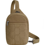 Travelon Runways Anti-Theft Small Sling Bag Latte 43713