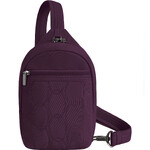 Travelon Runways Anti-Theft Small Sling Bag Plum 43713
