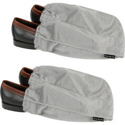 Travelon Travel Accessories Set of 2 Shoe Bags Gray 22235