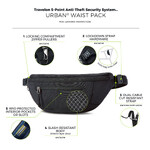 Travelon Urban Anti-Theft Waist Pack Slate 43557 - 6