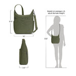 Travelon Core Anti-Theft Vertical Messenger Bag Olive 43739 – ORDER NOW FOR DELIVERY IN JANUARY 2027 - 7