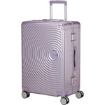 American Tourister Soundbox ALU Medium 68cm Hardside Suitcase Stormy Lilac 55710