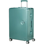 American Tourister Soundbox ALU Large 77cm Hardside Suitcase Dusty Turquoise 55711