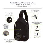 Travelon Heritage Anti-Theft Tablet Sling Bag Black 33604 – ORDER NOW FOR DELIVERY IN JANUARY 2027 - 8