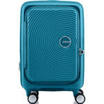 American Tourister Curio Book Opening Small/Cabin 55cm Hardside Suitcase Deep Ocean 53568 - 2