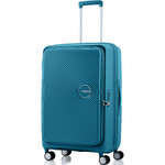 American Tourister Curio Book Opening Large 75cm Hardside Suitcase Deep Ocean 53570