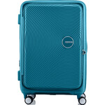 American Tourister Curio Book Opening Large 75cm Hardside Suitcase Deep Ocean 53570 - 1