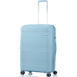 American Tourister Light Max Medium 69cm Hardside Suitcase Misty Blue 48199