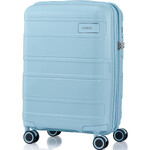 American Tourister Light Max Small/Cabin 55cm Hardside Suitcase Misty Blue 48198 - 1