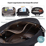 Travelon Heritage Anti-Theft Tablet Tour Bag Black 33074 – ORDER NOW FOR DELIVERY IN JANUARY 2027 - 3