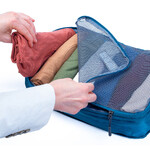 Travelon Travel Accessories Set of 2 Compression Cubes and Shoe Bag Heather Gray 43744 – ORDER NOW FOR DELIVERY IN JANUARY 2027 - 3