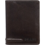 Cellini Men's Viper RFID Blocking Stitch Leather Wallet Brown MH210