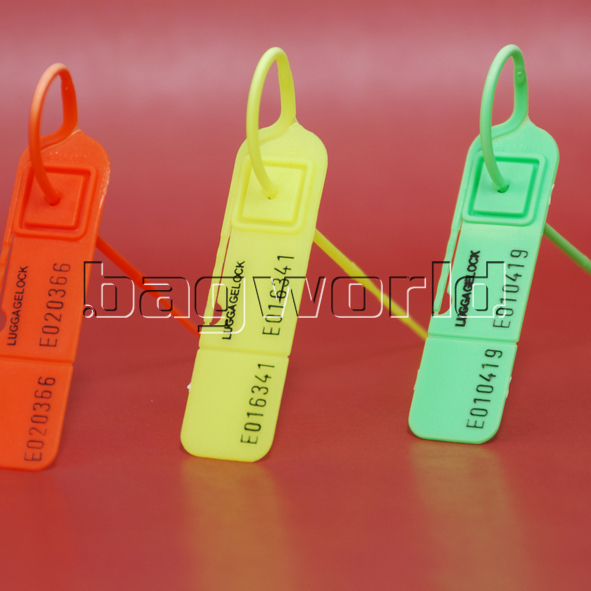 Yellow LuggageLock™ Tamper Evident Security Seal Luggage Travel Tag