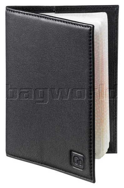Go Travel E7 Ultra Smart RFID Passport Holder 8"x5.5" Black Leather 672 
