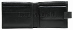 Samsonite RFID Blocking Leather Wallet with Flap and Coin Pocket Black 50903 - 3