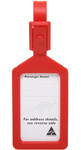 Airport Plastic Luggage Tag Red 25568