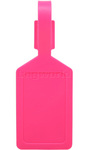 Airport Plastic Luggage Tag Pink 25568 - 1