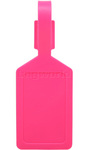 Airport Plastic Luggage Tag Pink 25568 - 1