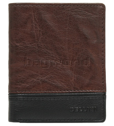 Cellini Men's Aston RFID Blocking Card Leather Wallet Brown MH205