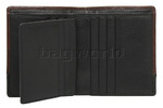Cellini Men's Aston RFID Blocking Card Leather Wallet Brown MH205 - 3