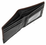 Cellini Men's Aston RFID Blocking Double Leather Wallet Brown MH206 - 3