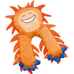 GO Travel Kids Monster Neck Pillow Orange G2696