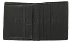 Cellini Men's Aston RFID Blocking Card Leather Wallet Black MH205 - 2
