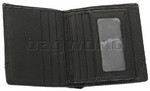 Cellini Men's Aston RFID Blocking Card Leather Wallet Black MH205 - 3