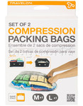 Travelon Travel Accessories Set of 2 Compression Packing Bags Clear 04250 - ORDER NOW FOR DELIVERY IN LATE JUNE 2025 - 3