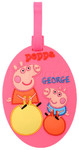 Peppa Pig Bag Tag Pink PP78