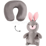 Samsonite Travel Accessories Travel Buddies Rabbit Travel Pillow Grey 87412
