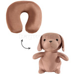 Samsonite Travel Accessories Travel Buddies Dog Travel Pillow Brown 87413