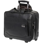 Samsonite Savio Leather IV 15.6&rdquo; Laptop Rolling Tote Black 80448 with a FREE Samsonite Business Coffee Cup