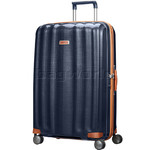 Samsonite Lite-Cube Deluxe Extra Large 82cm Hardside Suitcase Midnight Blue 61245