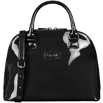 Lipault Plume Vinyl Handle Bag Black 77809