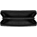 Lipault Plume Vinyl Zip Around Wallet Black 77821 - 2
