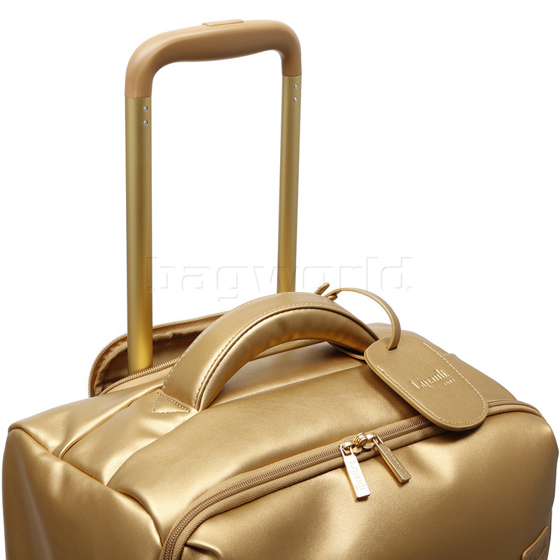 lipault gold luggage
