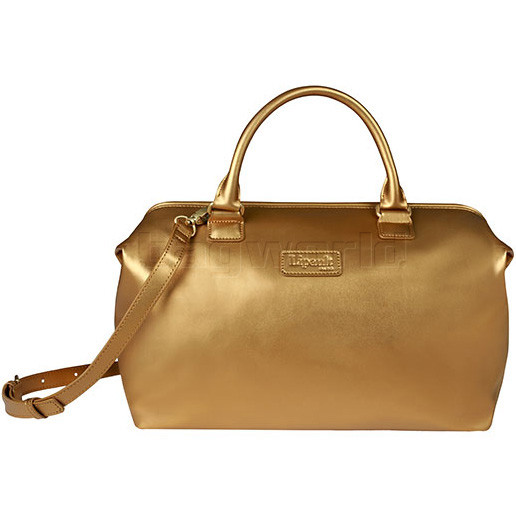 lipault gold luggage